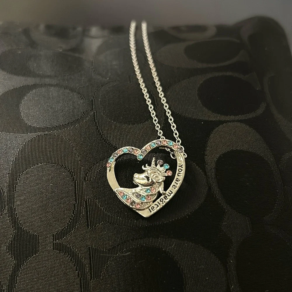 Unicorn and Crystals Necklace